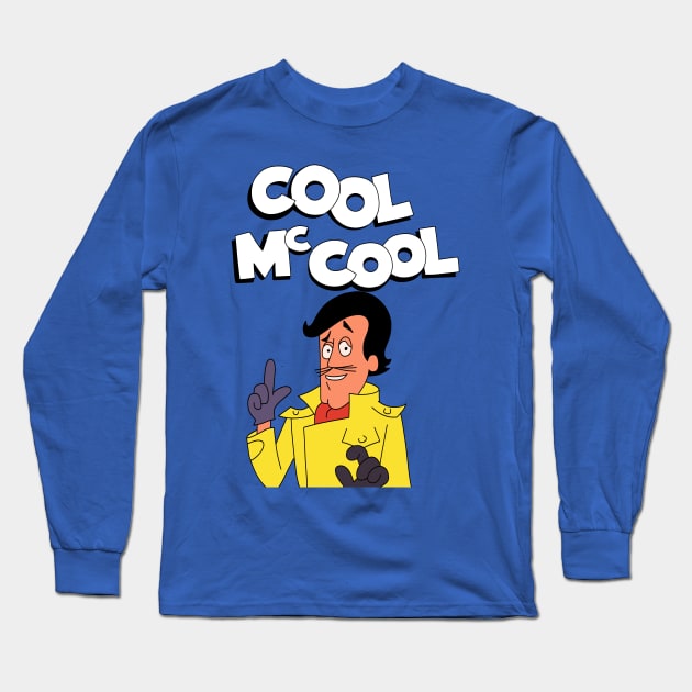 Cool McCool Classic 60’s Cartoon Long Sleeve T-Shirt by GoneawayGames